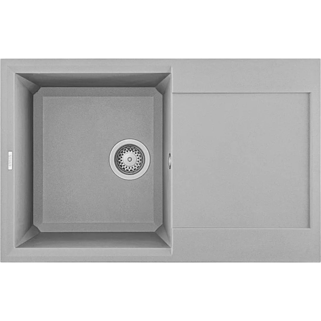 ELLECI EASY 300 LMY30079 Lavello 1 Vasca Gocciolatoio Reversibile Metaltek cm. 79 × 50