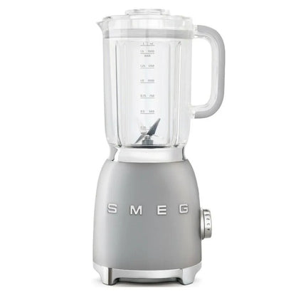SMEG BLF01SVEU Frullatore da Tavolo 50’s Style Silver 800W 1,5 Lt. 4 Velocità