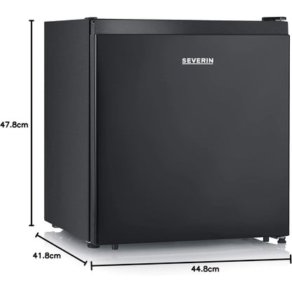 SEVERIN KB8879 Mini Frigorifero 45L con Congelatore 5L Nero Libera Installazione mm. 445 x 478