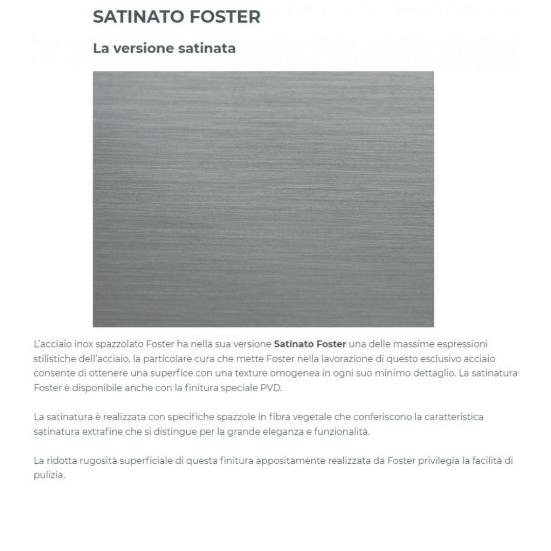 Foster FL Domino 7208032 Piano Cottura 2 Fuochi Filotop Inox Satinato cm. 35 x 51