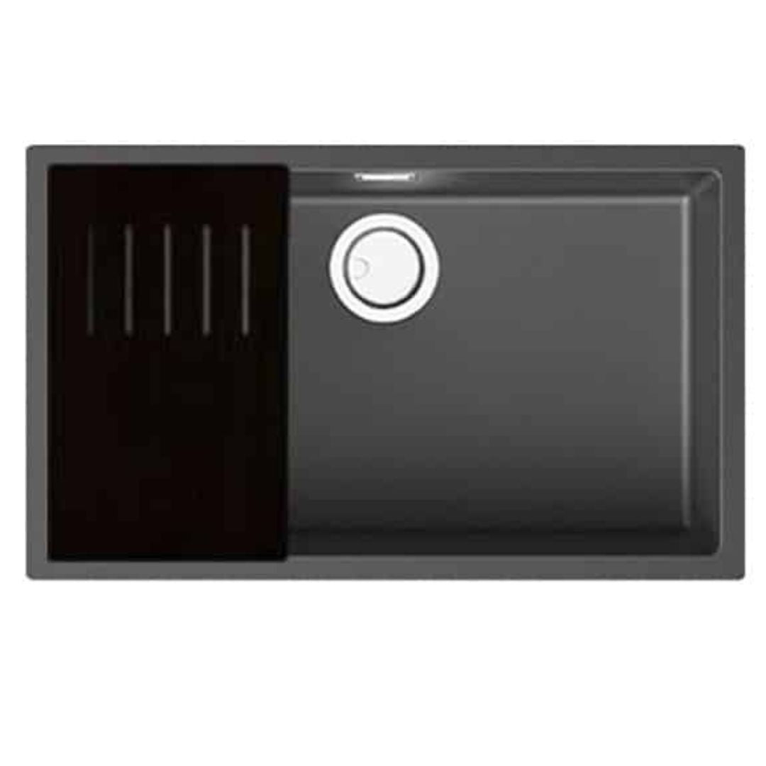 ELLECI ATH040BK Element 420 Tagliere Cucina Multifunzione HPL Nero cm. 42 x 28