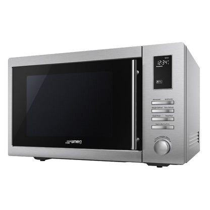 SMEG MOE25X Forno Microonde 25 L Acciaio Inox Antimpronta Grill 6 Funzioni mm. 513 x 432 x 304