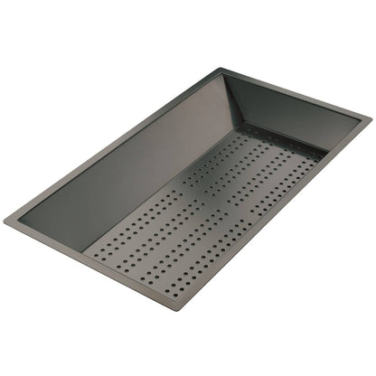 Foster 8151006 Vaschetta per Lavello Forata Gun Metal cm. 22 x 38