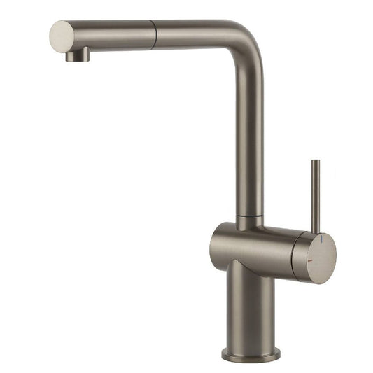 FOSTER IOTA 8426100 Miscelatore Monocomando Cucina con Canna Girevole ed Estraibile Satinato