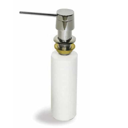 ELLECI ADI02300 Dispenser Sapone Tondo da Incasso Bianco