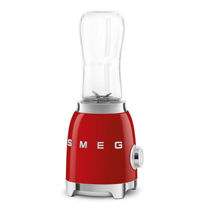 SMEG PED PBF01RDEU Frullatore Compatto Multifunzione 300W Rosso 2 Velocità 50'S Style