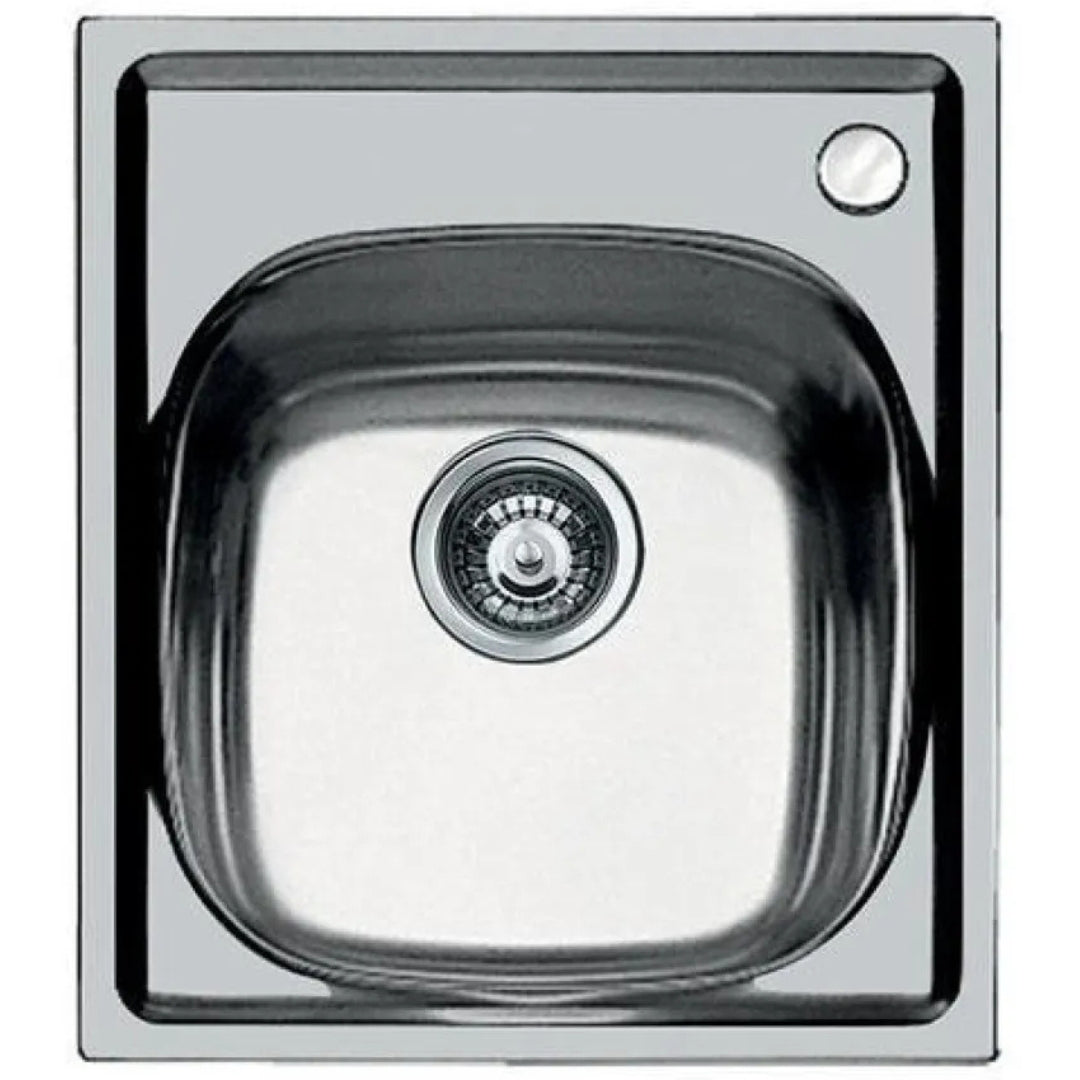 Foster 1144001 S1000 Lavello Incasso Inox Spazzolato Miscelatore Destra 44 cm