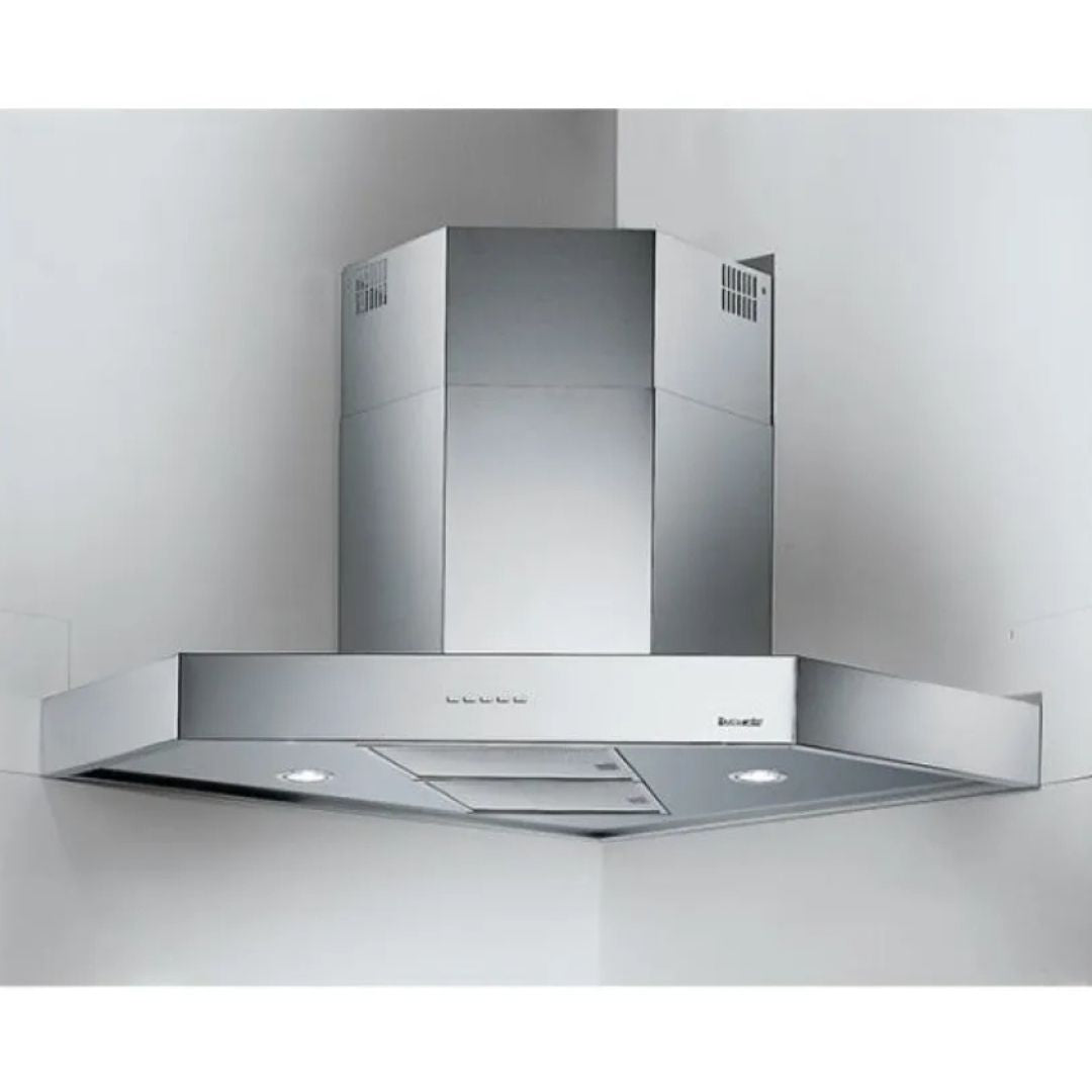 FOSTER PITAGORA 2439003 Cappa Aspirante Angolare 4 Velocità Inox Satinato cm. 90 X 40 X 54