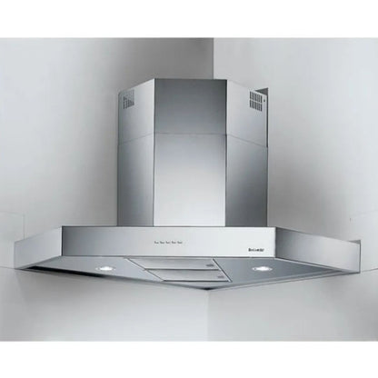 FOSTER PITAGORA 2439003 Cappa Aspirante Angolare 4 Velocità Inox Satinato cm. 90 X 40 X 54