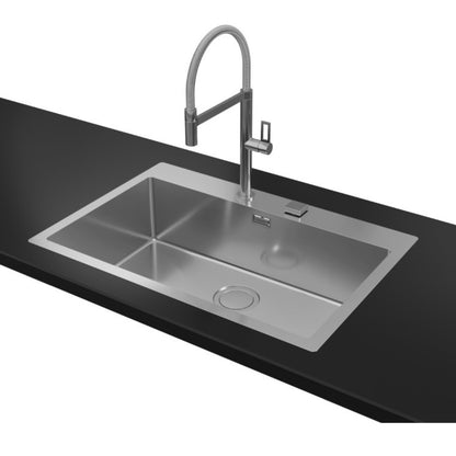 Foster S4001 3363050 Lavello da Incasso Sopratop - Filotop 1 Vasca Acciaio Inox mm. 460 x 520