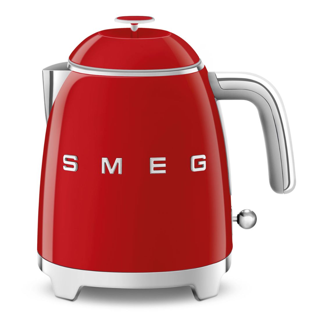 SMEG KLF05RDEU Bollitore Elettrico Rosso Mini 0,8 L Estetica 50’s Style