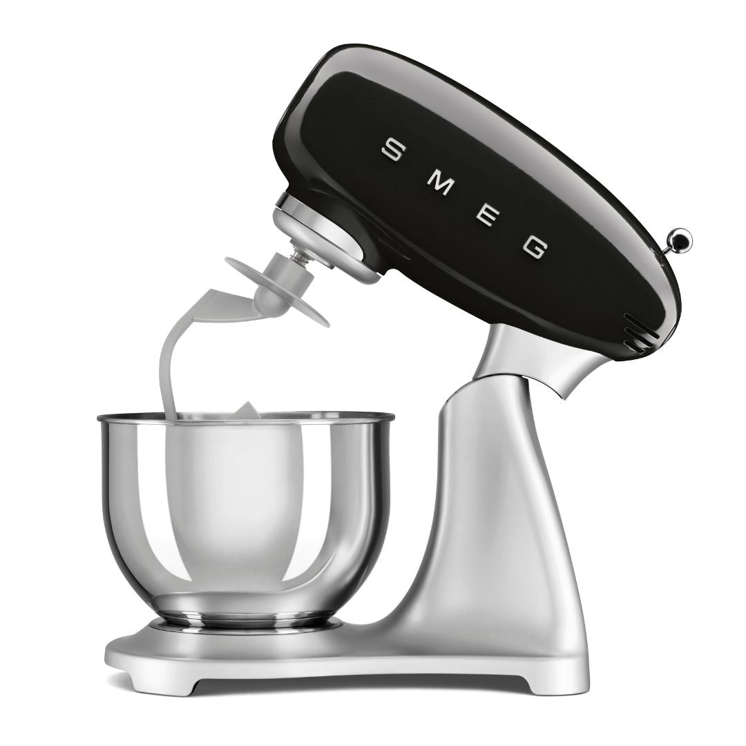 SMEG SMF02BLEU Impastatrice Planetaria Nero 800W 10 Velocità Ciotola Acciaio