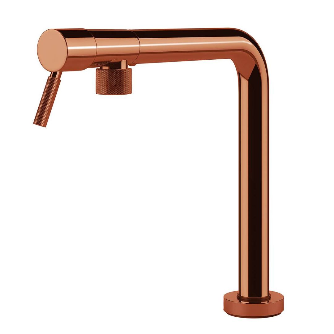 FOSTER MARGOT 8524008 Miscelatore Cucina Copper Sottofinestra 360° Canna Girevole Doccia Estraibile