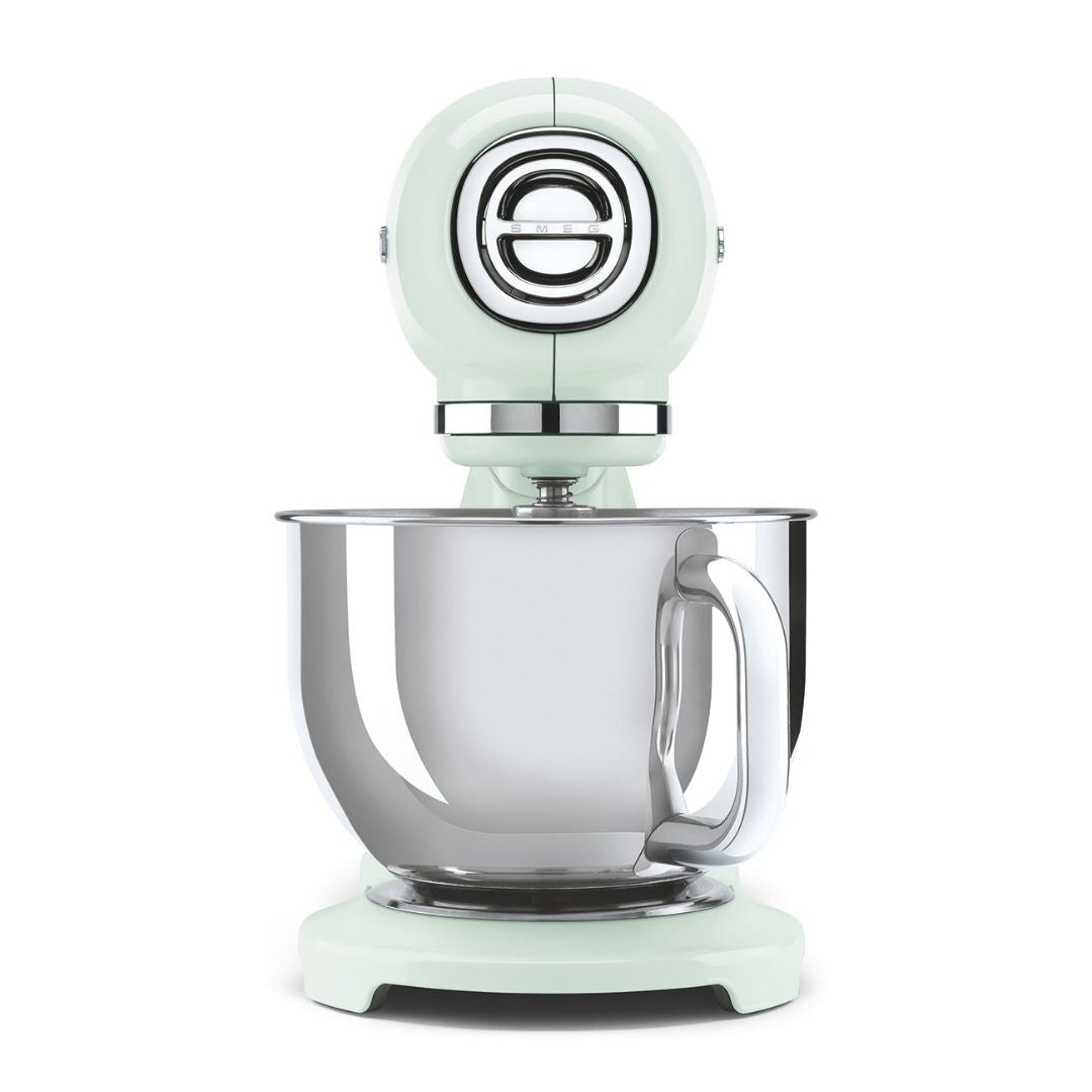 SMEG SMF03PGEU Impastatrice Planetaria 800W Verde 4,8L 10 Velocità 50's Style