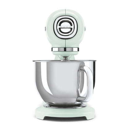 SMEG SMF03PGEU Impastatrice Planetaria 800W Verde 4,8L 10 Velocità 50's Style