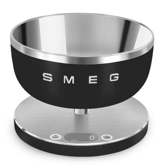 SMEG KSC01BLMWW Bilancia Cucina Digitale Nera 5 Kg 1,8 lt