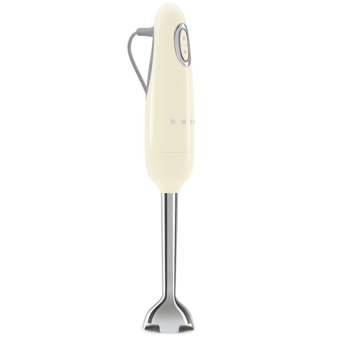 SMEG PED HBF11CREU Frullatore a Immersione Impugnatura Antiscivolo Avvolgicavo Crema 50' Style