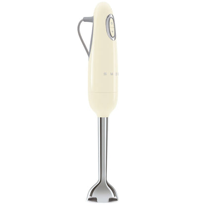 SMEG PED HBF11CREU Frullatore a Immersione Impugnatura Antiscivolo Avvolgicavo Crema 50' Style