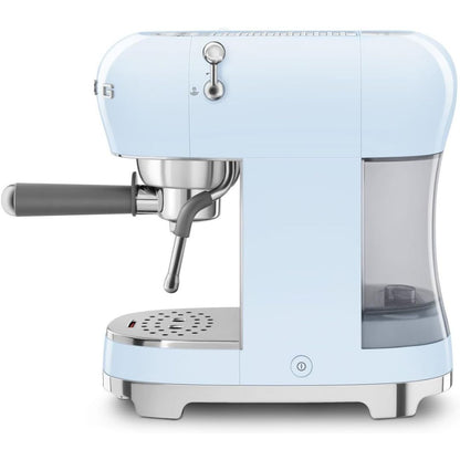 SMEG ECF02PBEU Macchina Caffè Espresso Manuale Thermoblock 4 Funzioni 1L Azzurro
