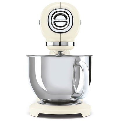 SMEG Impastatrice Planetaria SMF03CREU 800W Crema 4,8L 10 Velocità 50's Style