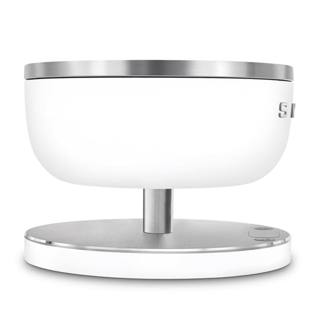 SMEG KSC01WHMWW Bilancia da Cucina Digitale con Ciotola Inox Portata 5Kg Bianca