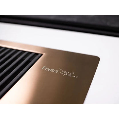 FOSTER MILANELLO 7680008 Piano Cottura a Gas PVD 3 Fuochi Copper in Acciaio Inox AISI 304 cm. 87 x 46