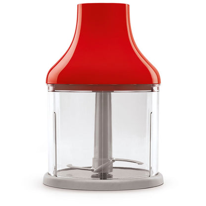 SMEG HBF03RDEU Frullatore a Immersione con Frusta e Tritatutto Rosso 700W