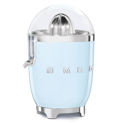 SMEG CJF11PBEU Spremiagrumi Elettrico Azzurro 70W Antigoccia Inox 50’s Style