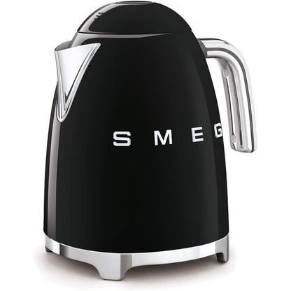 SMEG ESTETICA KLF03BLEU 1,7L Bollitore Elettrico Nero Anni '50 Soft Opening