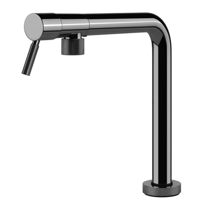 Foster Margot Gun Metal 8524006 Miscelatore Cucina Sottofinestra 360° Canna Girevole e Doccia Estraibile