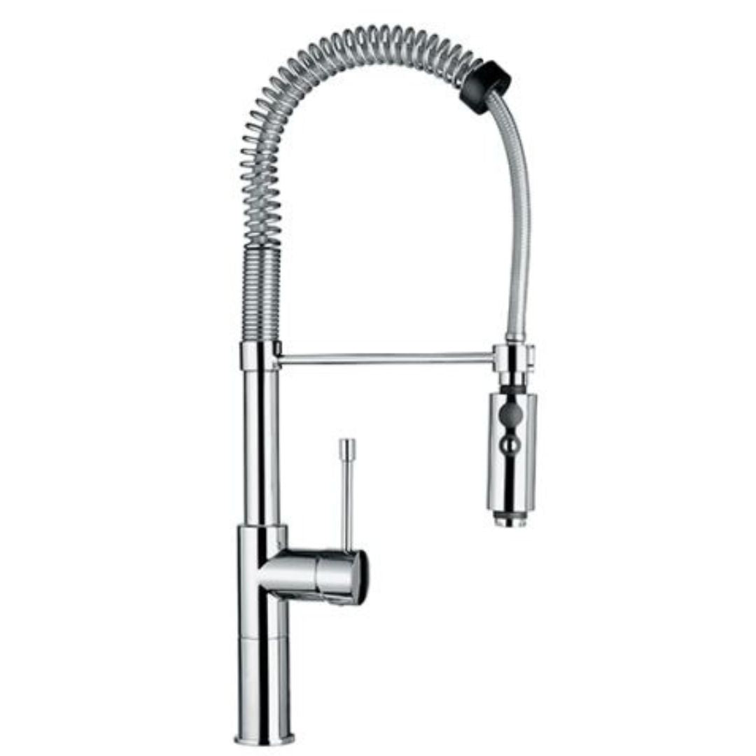 FOSTER MAGNUM 8484000 Miscelatore Monocomando Cucina Cromato con Canna Girevole e Doccia Orientabile