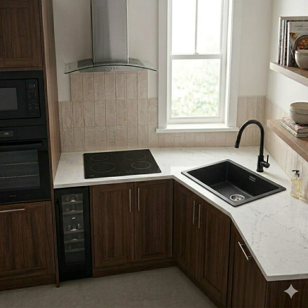 ELLECI QUADRA 110 LGQ11059 Lavello da Incasso 1 Vasca Granitek® Classic Antracite cm. 61 x 50