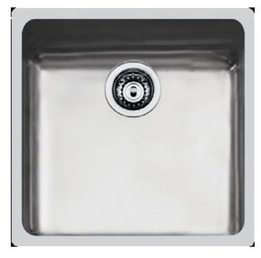 FOSTER KF-R25 3263850 Lavello Vasca Grande Acciaio Inox Spazzolato Sottotop cm. 49 x 44