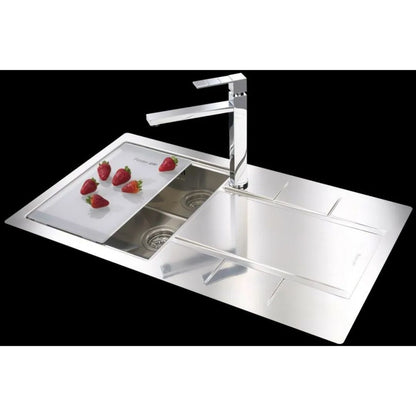 FOSTER 8631300 Tagliere da Cucina in Cristallo 23 x 41 cm