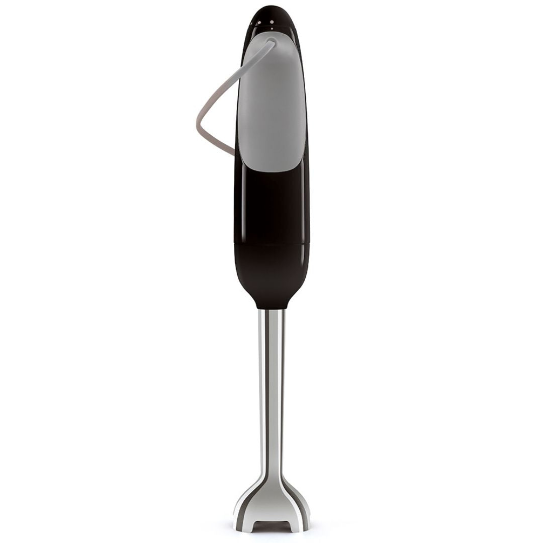 SMEG HBF03BLEU Frullatore a Immersione con Frusta Tritatutto Nero 700W