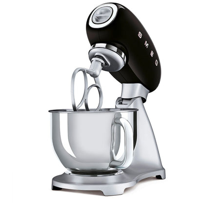 SMEG SMF02BLEU Impastatrice Planetaria Nero 800W 10 Velocità Ciotola Acciaio