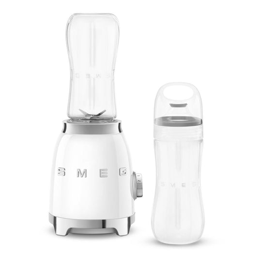 SMEG PED PBF01WHEU Frullatore Compatto 0,6 Lt 300 W 2 Velocità Bianco 50' Style