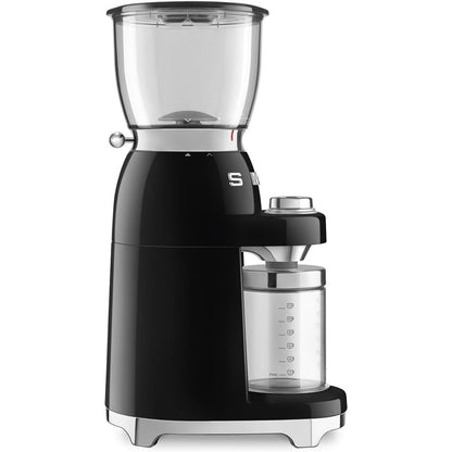 SMEG CGF01BLEU Macinacaffè Elettrico 30 Livelli di Macinatura Antistatico Nero