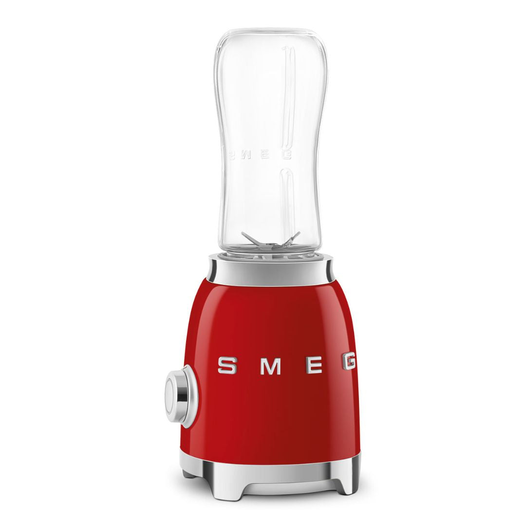 SMEG PED PBF01RDEU Frullatore Compatto Multifunzione 300W Rosso 2 Velocità 50'S Style
