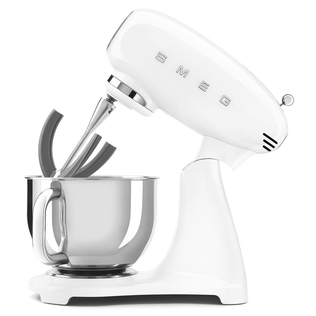 SMEG SMF03WHEU Impastatrice Planetaria 10 Velocità 800W Bianco 4,8 L 3 Fruste