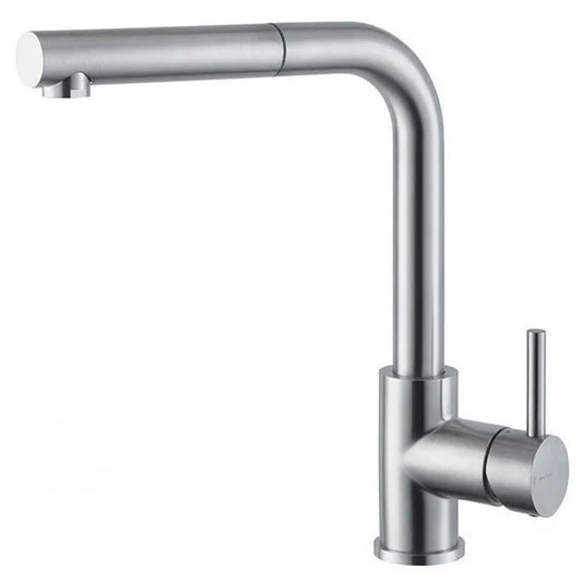 NEWFORM REAL 63425X/50.050 Miscelatore Cucina Inox Doccia Estraibile Bocca Girevole