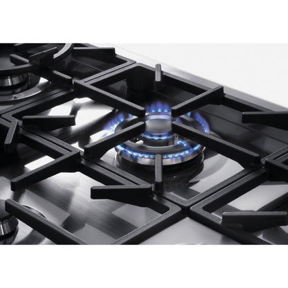 FOSTER MILANO 7638000 Piano Cottura a Gas da Incasso 5 Fuochi in Acciaio Inox Satinato cm. 105 x 56