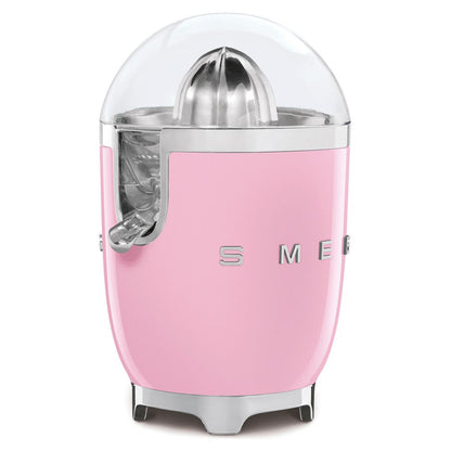 SMEG CJF11PKEU Spremiagrumi Elettrico Rosa Lucido 70W Inox Antigoccia 50’s Style