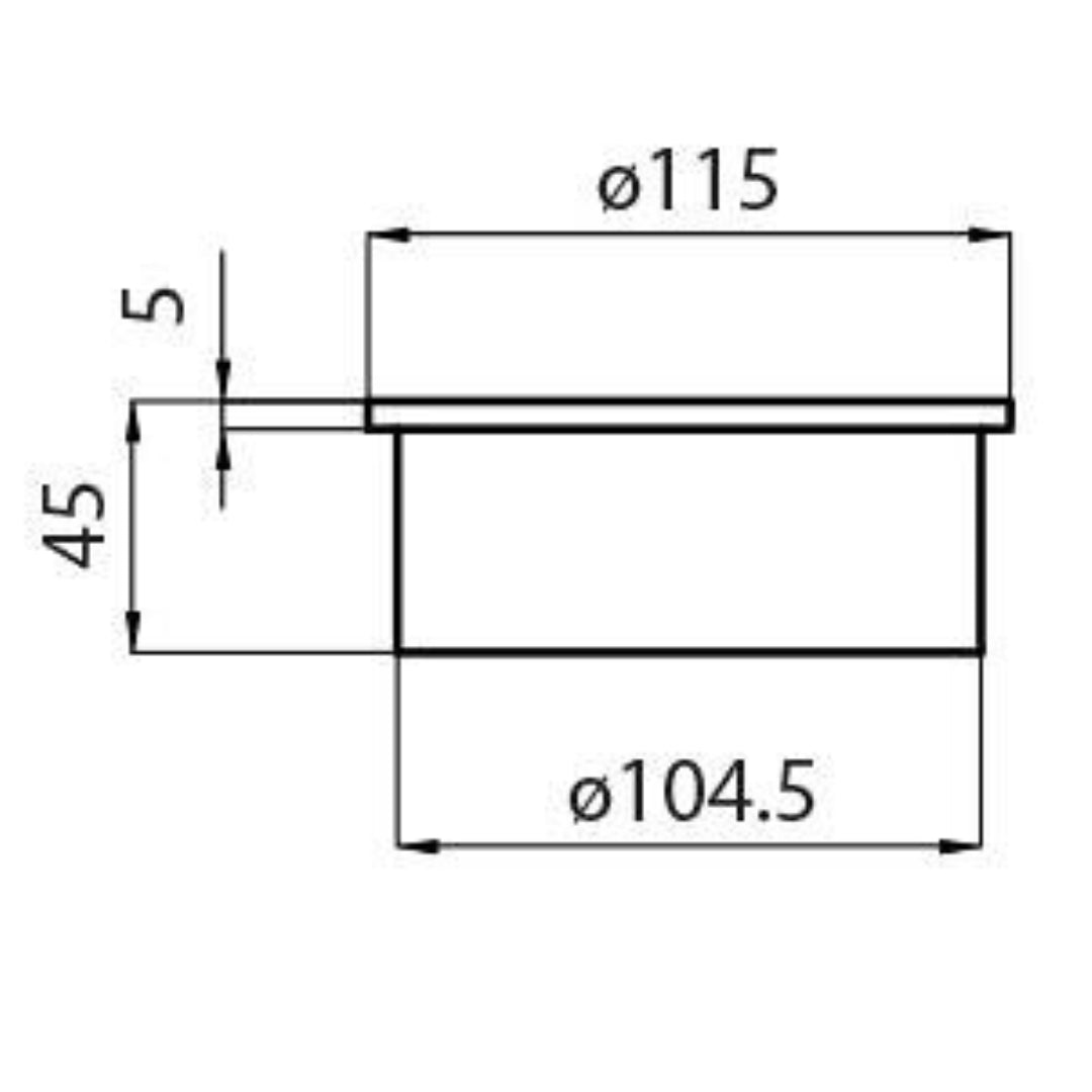 Foster 8000028 Torretta Portaprese Estraibile Push Rotonda 2 Prese Schuko