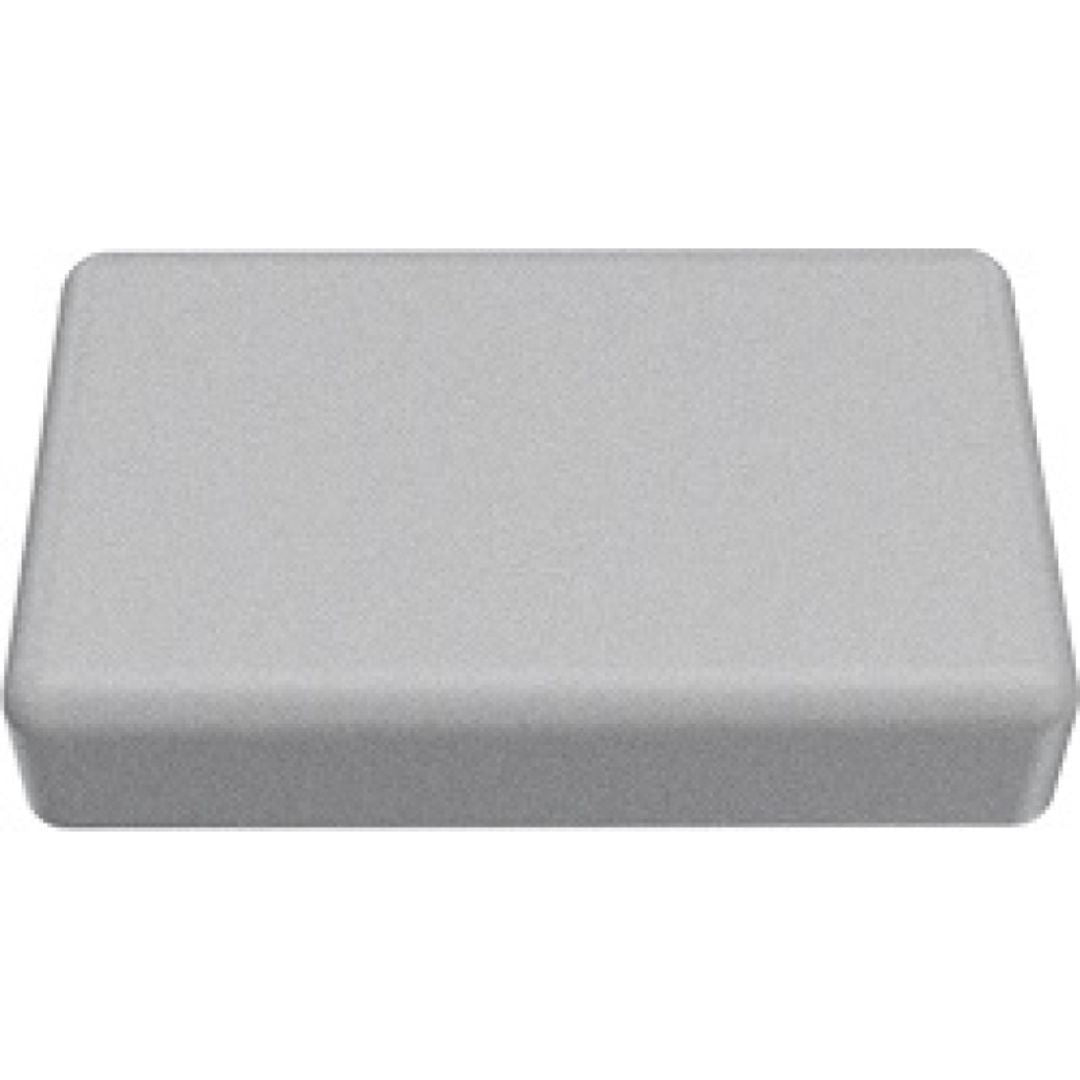 Elleci Fox 200 LMF20079 Lavello Incasso Cucina 1 Vasca Aluminium Metaltek cm. 58 x 50