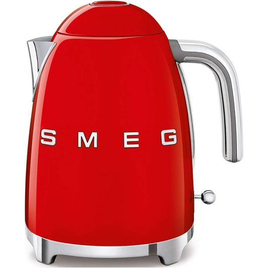 SMEG KLF03RDEU Bollitore Elettrico Capacita 1.7 Lt. Rosso Estetica 50’s Style