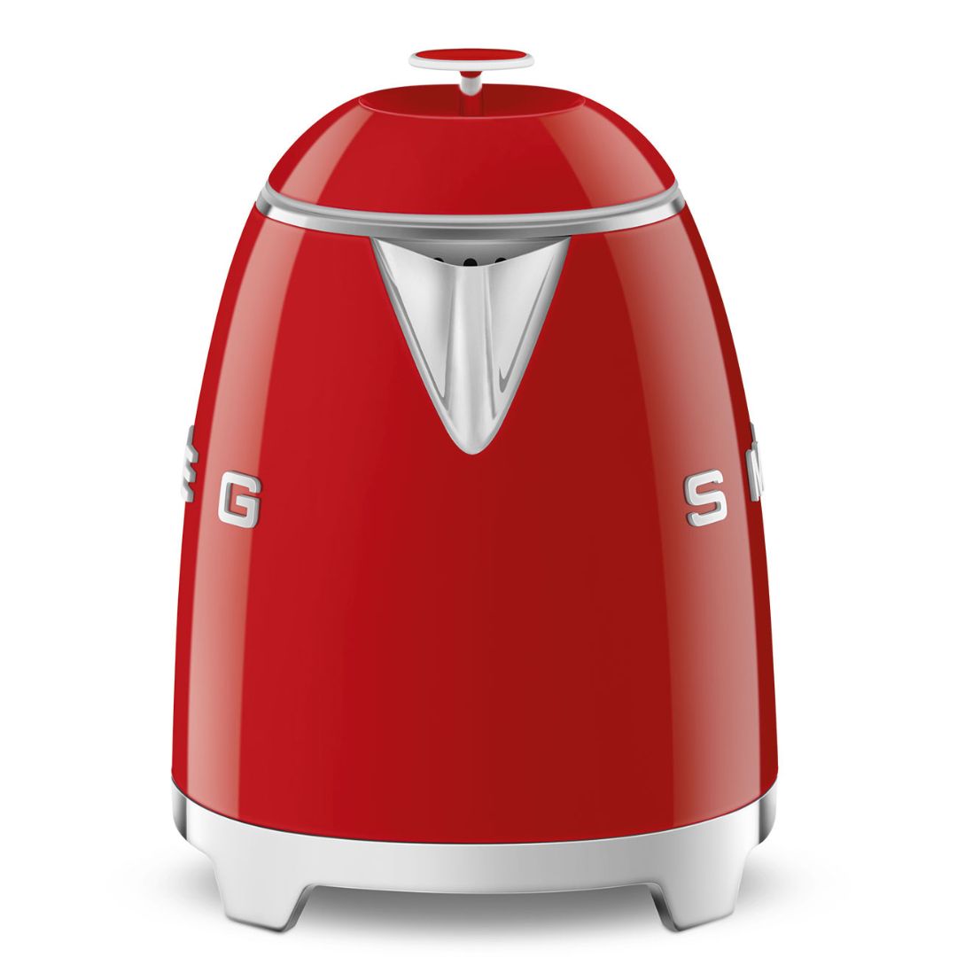 SMEG KLF05RDEU Bollitore Elettrico Rosso Mini 0,8 L Estetica 50’s Style