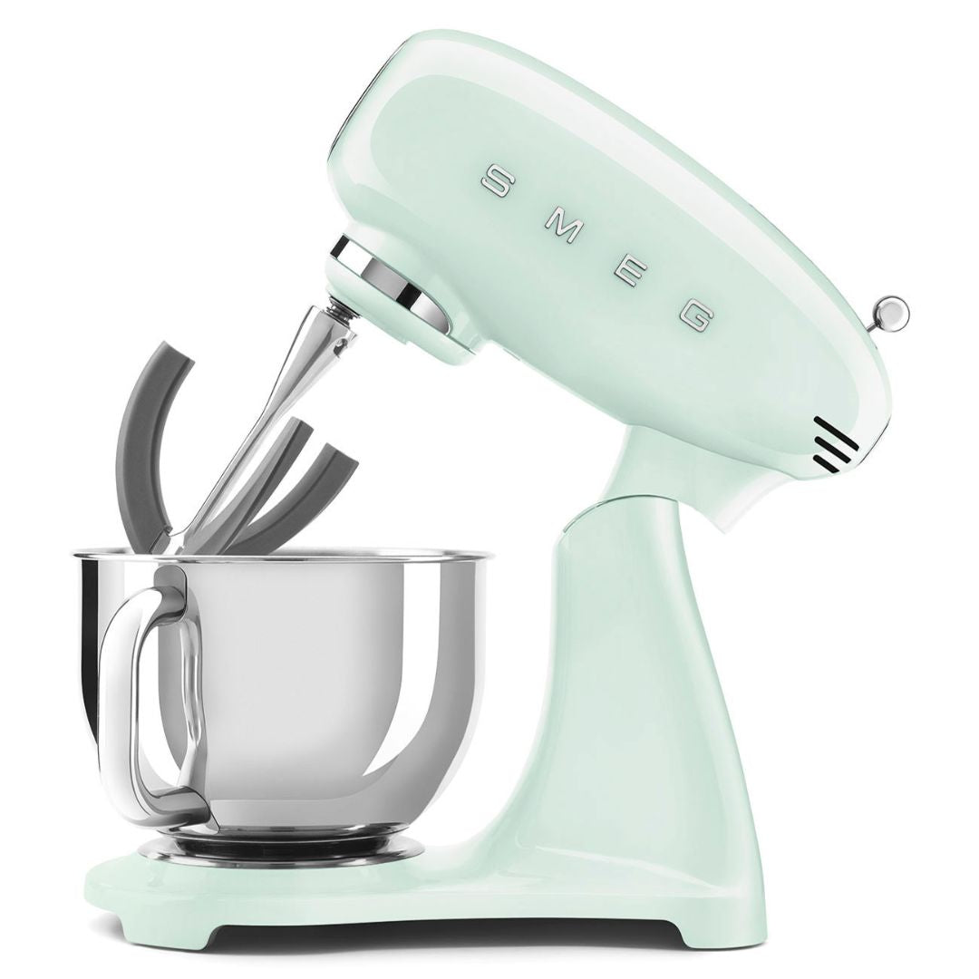 SMEG SMF03PGEU Impastatrice Planetaria 800W Verde 4,8L 10 Velocità 50's Style