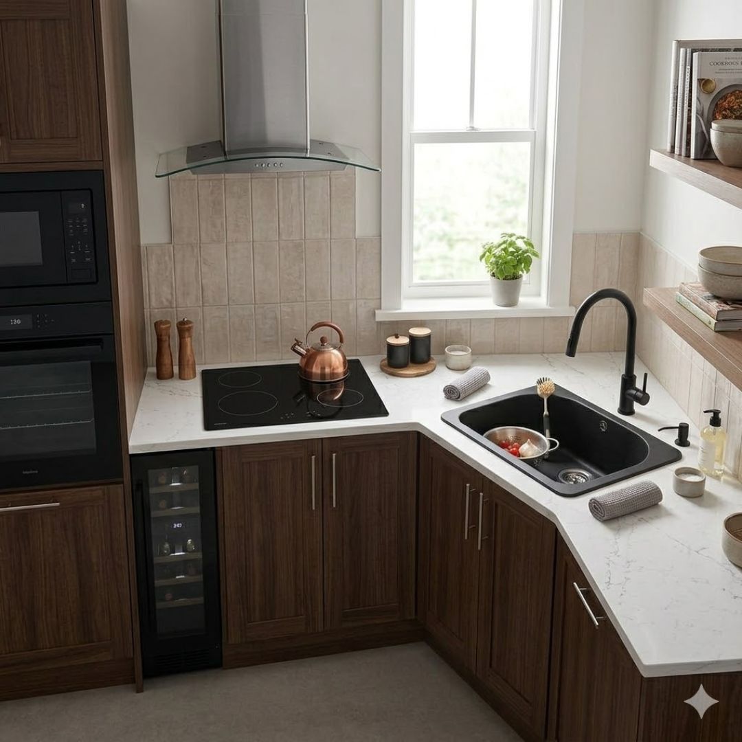 ELLECI FOX 180 Lavello da Incasso 1 Vasca Granitek Antracite cm 60 x 52