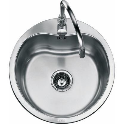 Foster Rondò 1052460 Lavello 1 Vasca Acciaio Inox Microdecor diam. cm. 52